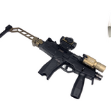 AIRSOFT ARTISAN M1913 Stock Adapter For KWA MP9/TP9 (BLACK / TAN)