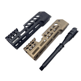 AIRSOFT ARTISAN 8" Mlok Handguard Set for SIG Airsoft MCX Virtus ( BK / DDC )
