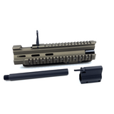 AIRSOFT ARTISAN G28 Handguard For Marui HK417 EBB ( BK / TAN )