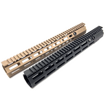 AIRSOFT ARTISAN 89 Style 13.5" MLOK RAIL FOR M4/M16 Series AEG / GBB / PTW (BLACK / TAN)