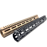 AIRSOFT ARTISAN 89 Style 13.5" MLOK RAIL FOR M4/M16 Series AEG / GBB / PTW (BLACK / TAN)