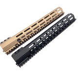 AIRSOFT ARTISAN 89 Style 13.5" MLOK RAIL FOR M4/M16 Series AEG / GBB / PTW (BLACK / TAN)