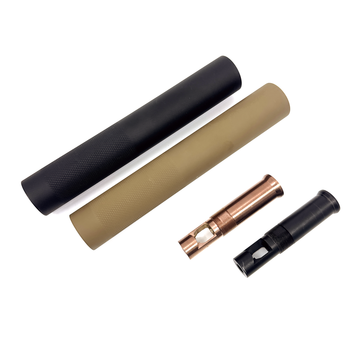 Airsoft Artisan サイレンサー AIRSOFT ARTISAN QD Silencer with OTB Flash Hider (BLACK / DARK