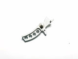 Airsoft Artisan Custom Curved Pull Trigger for Marui M4/M16 AEG (Silver)