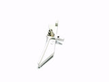 Airsoft Artisan Custom Straight Pull Trigger for Marui M4/M16 AEG (Silver)