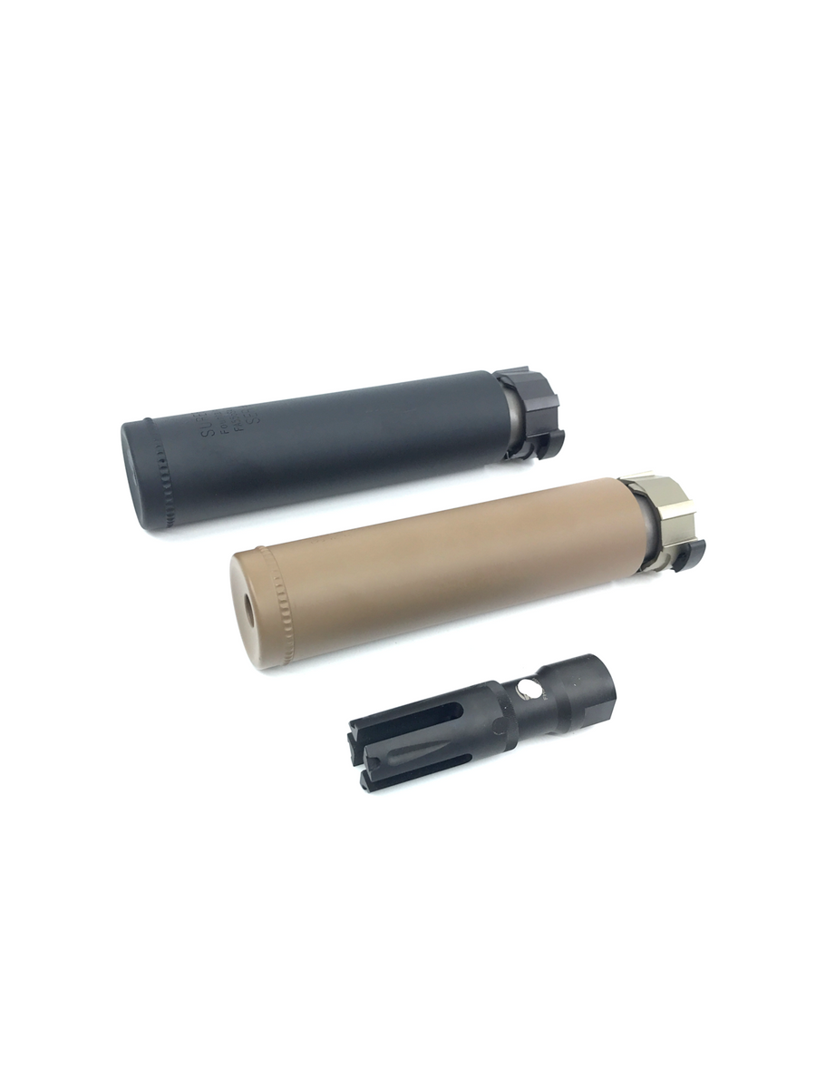 AIRSOFT ARTISAN FH556 STYLE SILENCER WITH FHSA80 FLASH HIDER