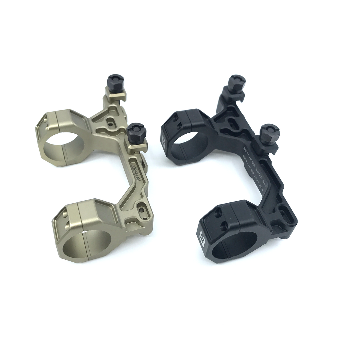 AIRSOFT ARTISAN BO Style 30mm Modular Mount for Milspec 1913 Rail 