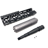 AIRSOFT ARTISAN 10inch SUR300 Handguard Set ( Virtus )  ( BLACK / DDC )