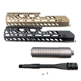 AIRSOFT ARTISAN 12inch SUR300 Handguard Set ( VIRTUS )  ( BLACK / DDC )