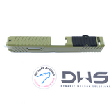 AIRSOFT ARTISAN DWS Slide Kit for Tokyo Marui Model 17 -  ( H-189 NOVESKE BAZOOKA GREEN )
