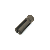 Airsoft Artisan SF Style Muzzle Brake + 4 Prong Flash hider  ( BLACK / DARK EARTH )