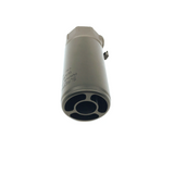 Airsoft Artisan SF Style Muzzle Brake + W Comp Flash hider ( BLACK / DARK EARTH )