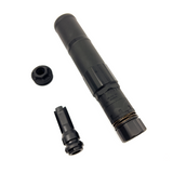 AIRSOFT ARTISAN CG Style QD DUMMY SILENCER with DA Flash Hider ( 14mm ccw ) ( Black / Titanium Grey )