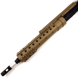 AIRSOFT ARTISAN Recce Style Outer Barrel for MARUI MWS M4 GBB (BLACK / SILVER)