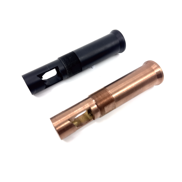 AIRSOFT ARTISAN OTB Flash Hider ( BLACK / Bronze ) (14mm CCW)