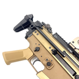 AIRSOFT ARTISAN 6 position Retractable Stock For Gun Modify SCAR L (BLACK / Dark Earth)