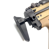 AIRSOFT ARTISAN 6 position Retractable Stock For Gun Modify SCAR L (BLACK / Dark Earth)