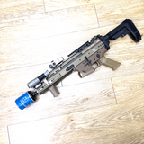 AIRSOFT ARTISAN SCAR Stock Adapter For Gun Modify SCAR L GBB ( BLACK / DDC )