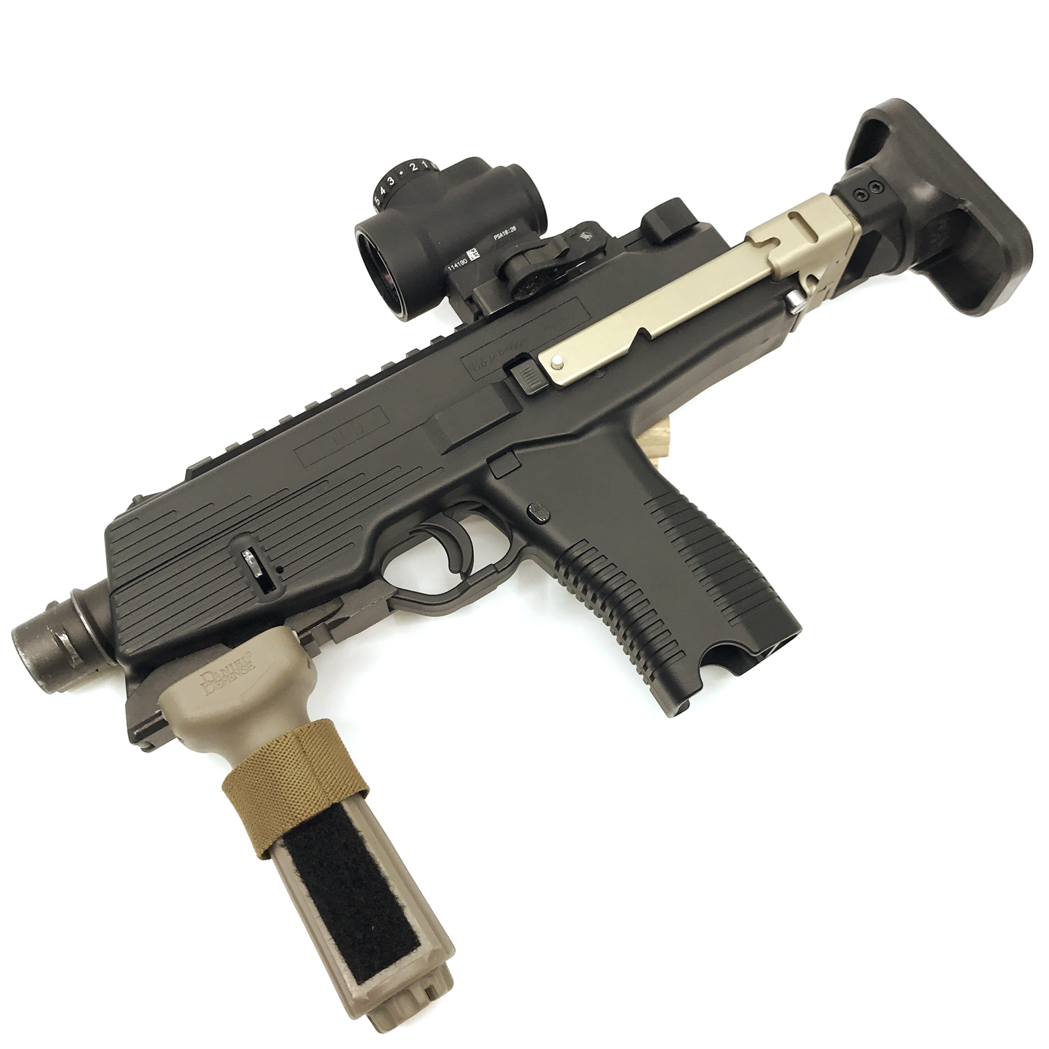 AIRSOFT ARTISAN Retractable Stock For KSC MP9/TP9 Series ( TAN