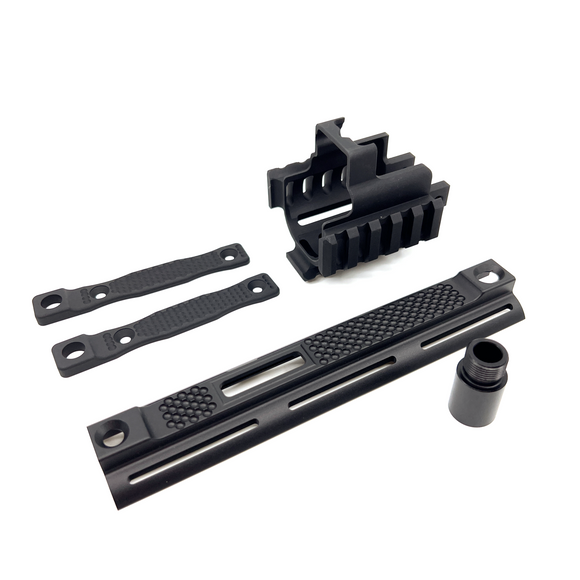 AIRSOFT ARTISAN PM Style Front set Kit For VFC SCAR H GBB Rifle ( BLACK / DDC )