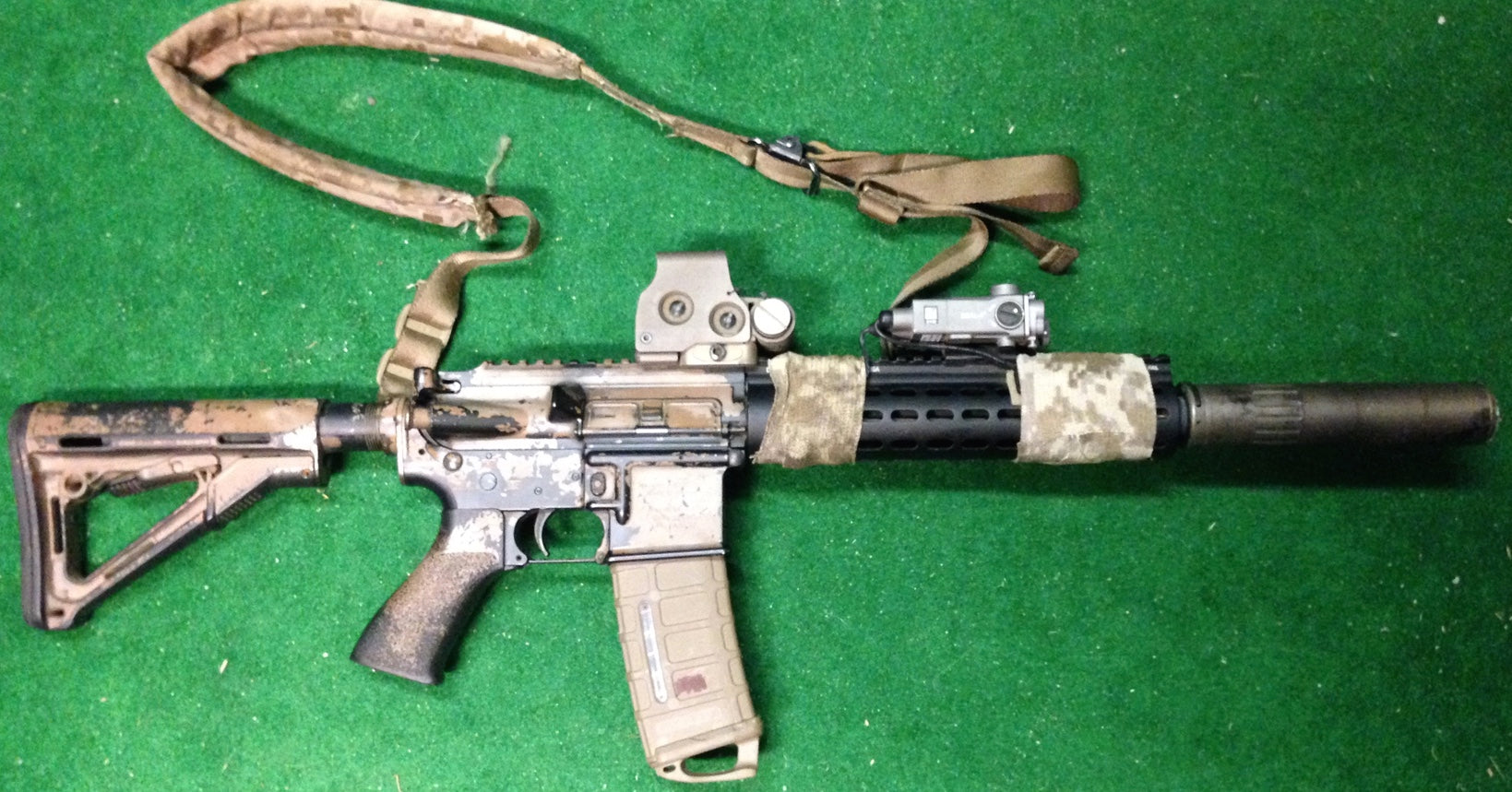 AIRSOFT ARTISAN DDタイプ 416ハンドガード PTW,GBB AIRSOFT ARTISAN DD416 Rail System for Marui 416 EBB
