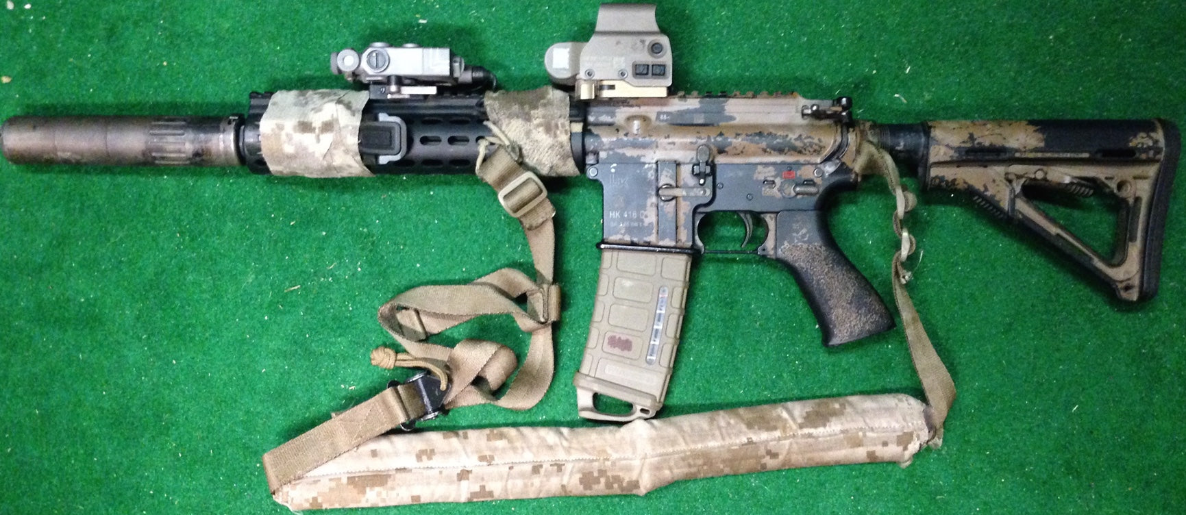 AIRSOFT ARTISAN DDタイプ 416ハンドガード PTW,GBB AIRSOFT ARTISAN DD416 RAIL SYSTEM FOR WE , VFC , Umarex 416